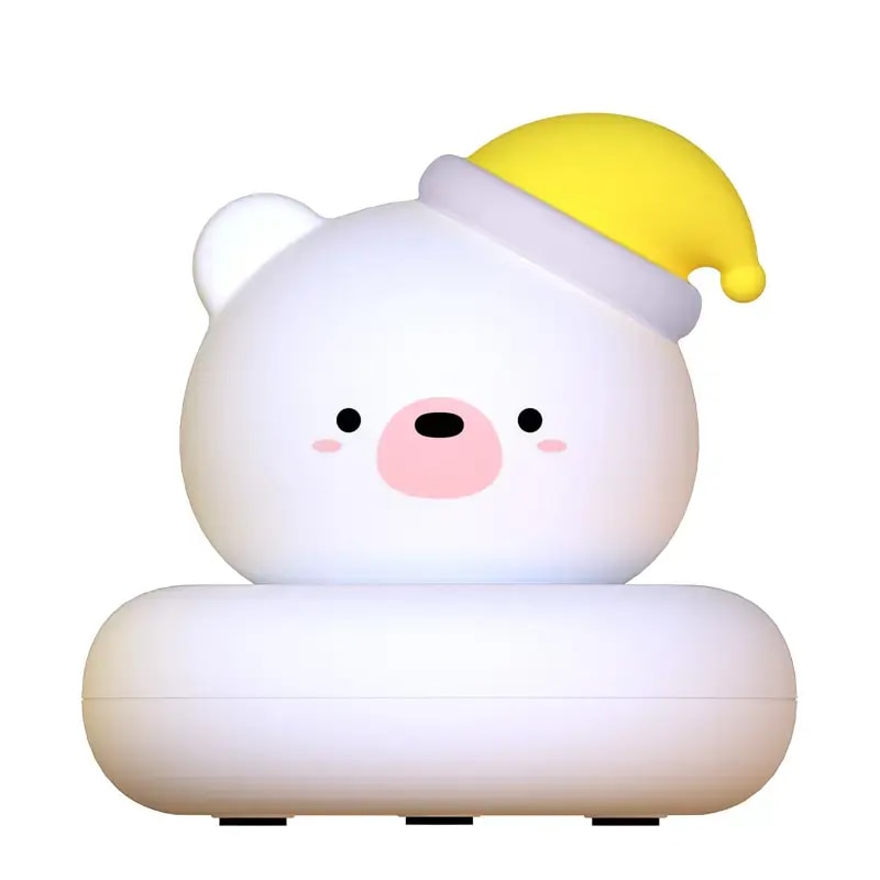 W-007 Bear rechargeable night light, warm light