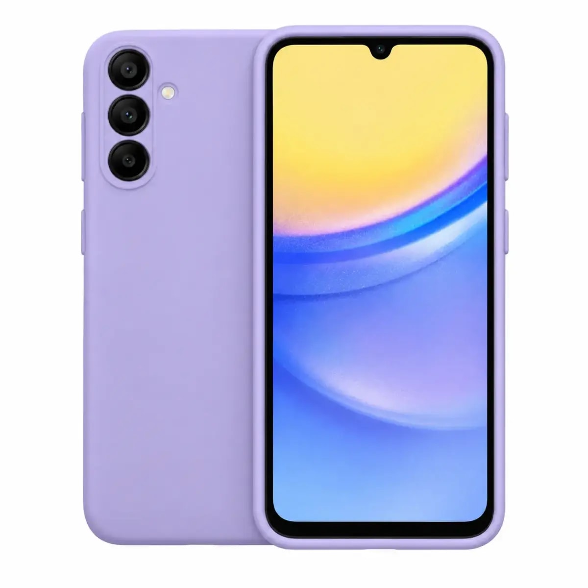 Fusion Silicone Lite case for Samsung Galaxy A15 4G / 5G, purple