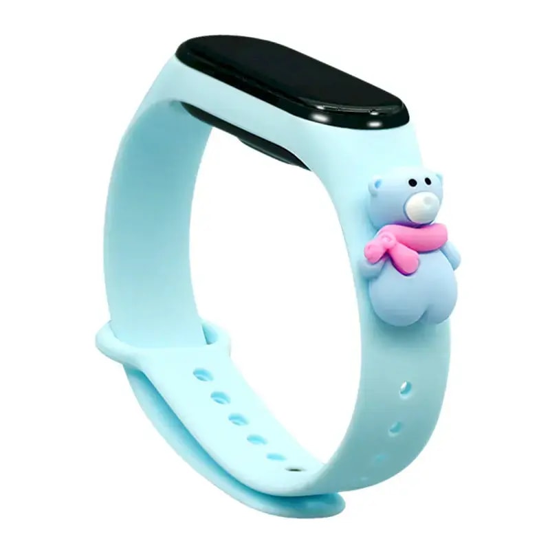 Fusion Xmas Bear band for Xiaomi Mi Band 5/6, blue