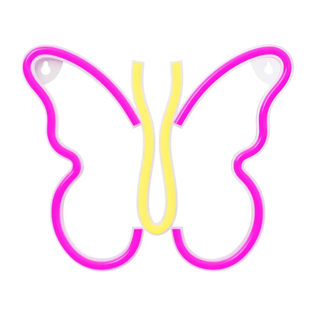 Neolia Butterfly NNE03 LED neon sign, pink