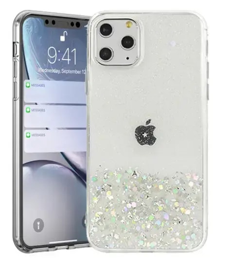 Fusion Glue Glitter clear case for iPhone 13 Pro Max