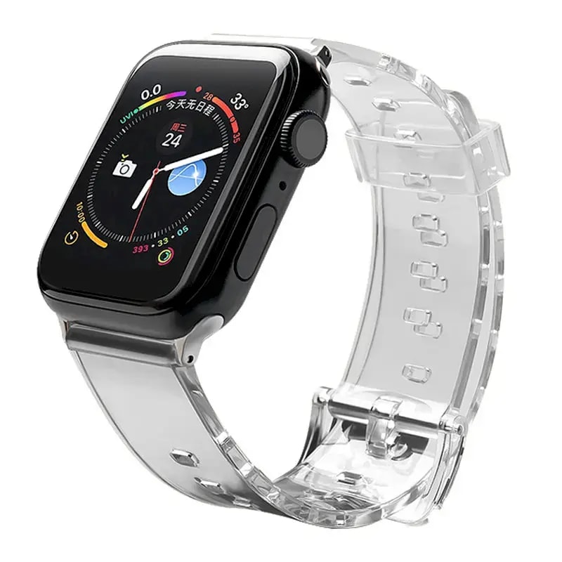 Kellarihm Apple Watch 42/44/45 mm, Fusion Light, silikoon, must