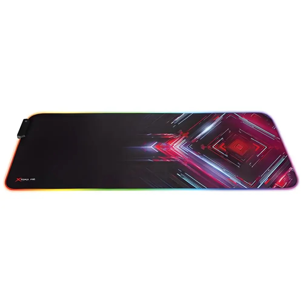 Игровой коврик для мыши Xtrike Me MP-606, RGB, чёрный