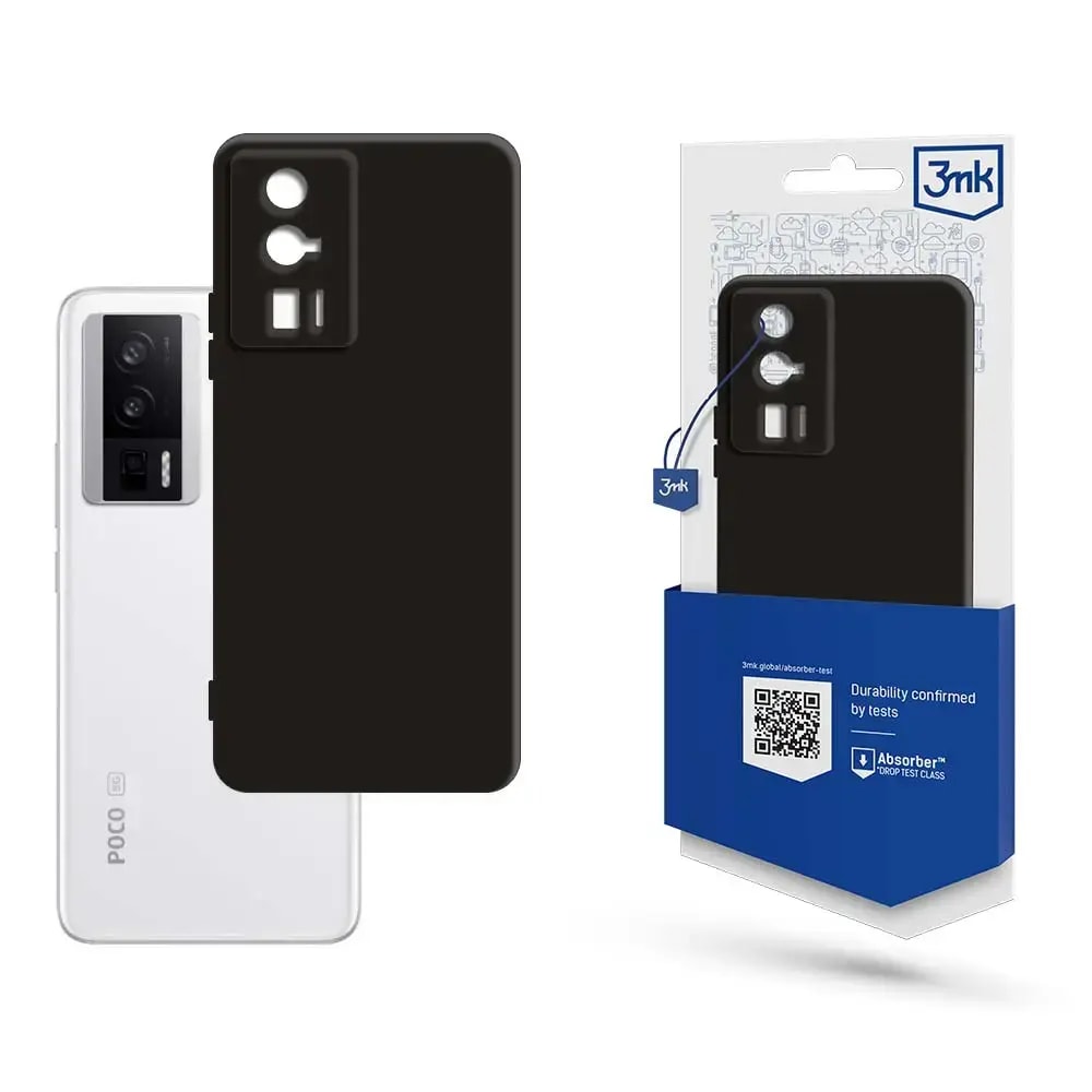 3MK Matt case for Poco F5 Pro, black