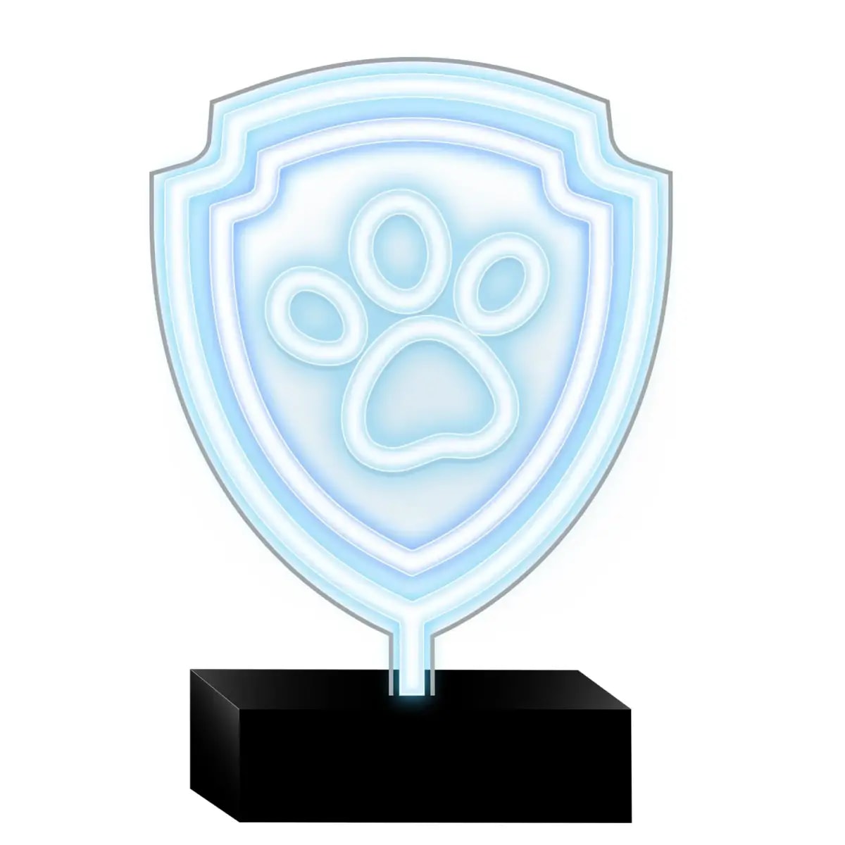 Forever Paw Patrol LED neon light for kids' rooms, 25 × 25 cm, USB