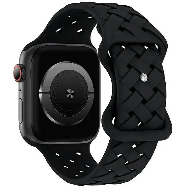 Силиконовый ремешок для Apple Watch 38/40/41 мм Beline, чёрный