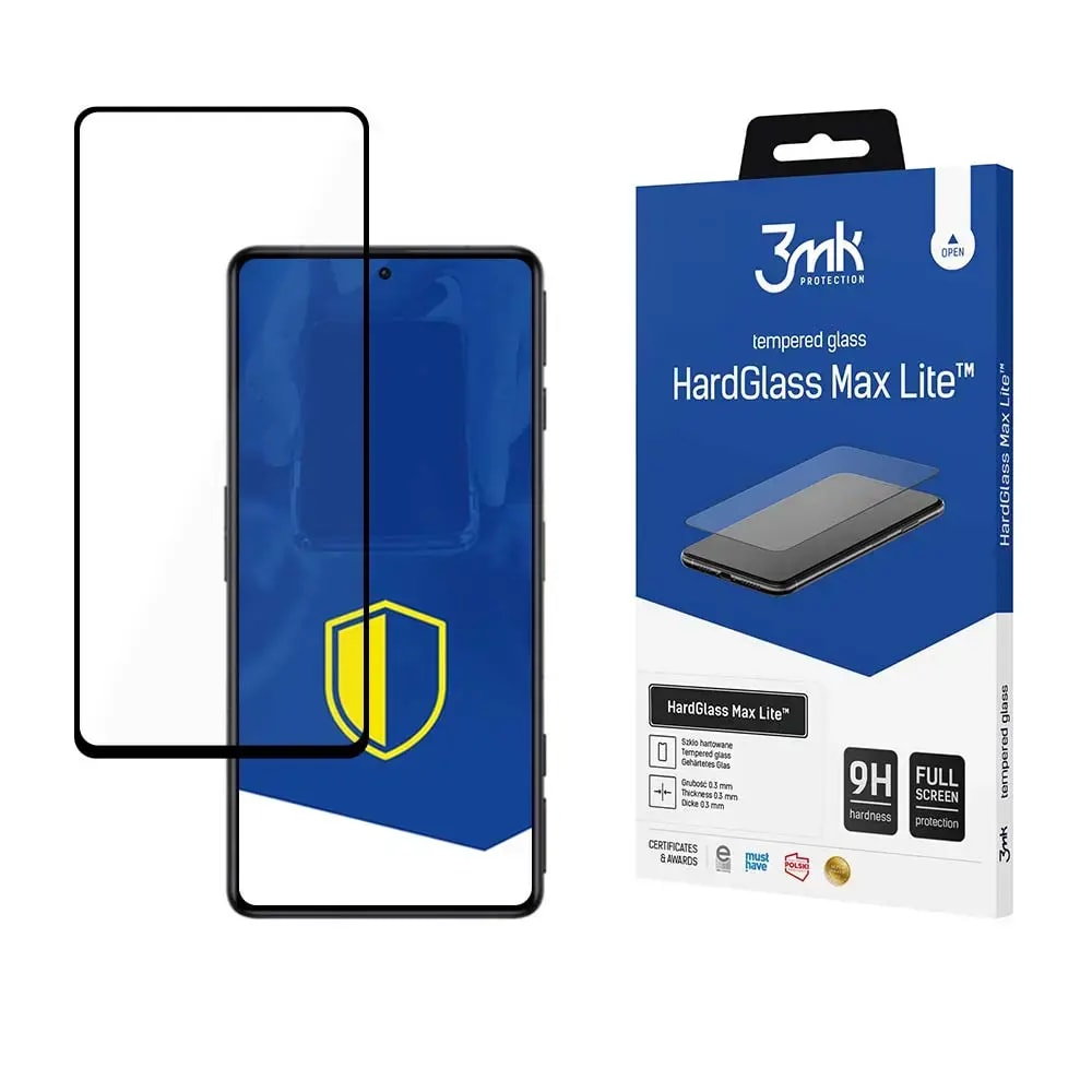 3mk HardGlass Max Lite screen protector for Xiaomi Poco F4 5G