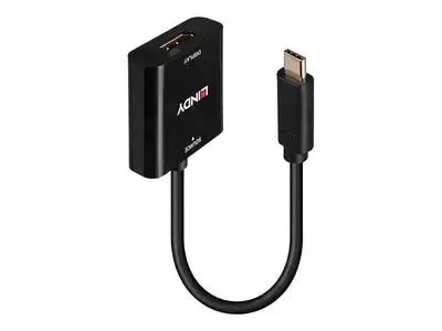 Videoadapter Lindy USB-C – DisplayPort, 21 cm