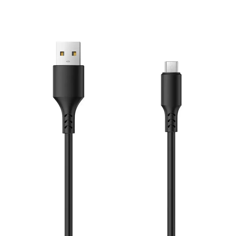 Kaabel USB-A – Micro USB Setty, 1 m, 5 W, must