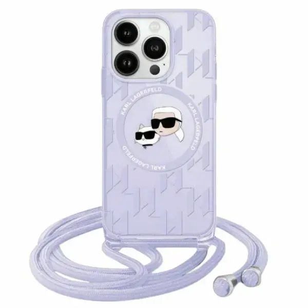 Karl Lagerfeld IML case with MagSafe for iPhone 15 Pro Max