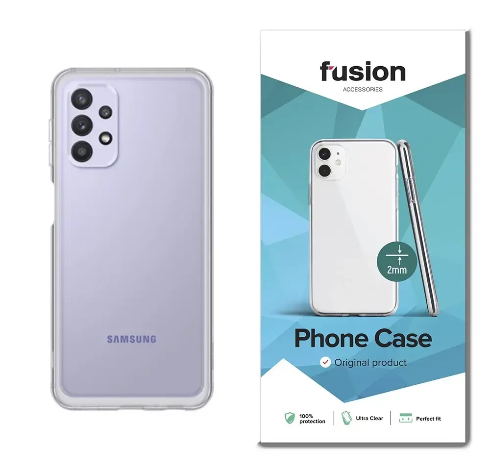 Läbipaistev ümbris Samsung Galaxy A32 4G, Fusion Ultra Clear 2mm