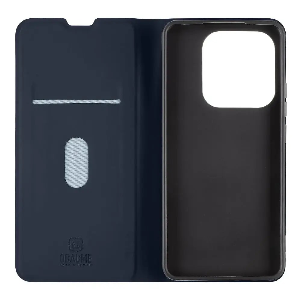 Obal:Me SmoothTouch folio case for Redmi note 14 5G, navy blue
