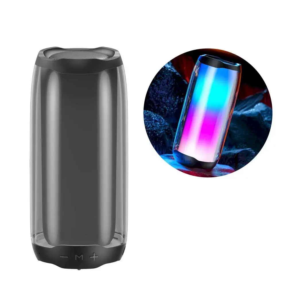 Bluetooth-колонка WK Design D31, 8 Вт, 2000 мАч, RGB, чёрная