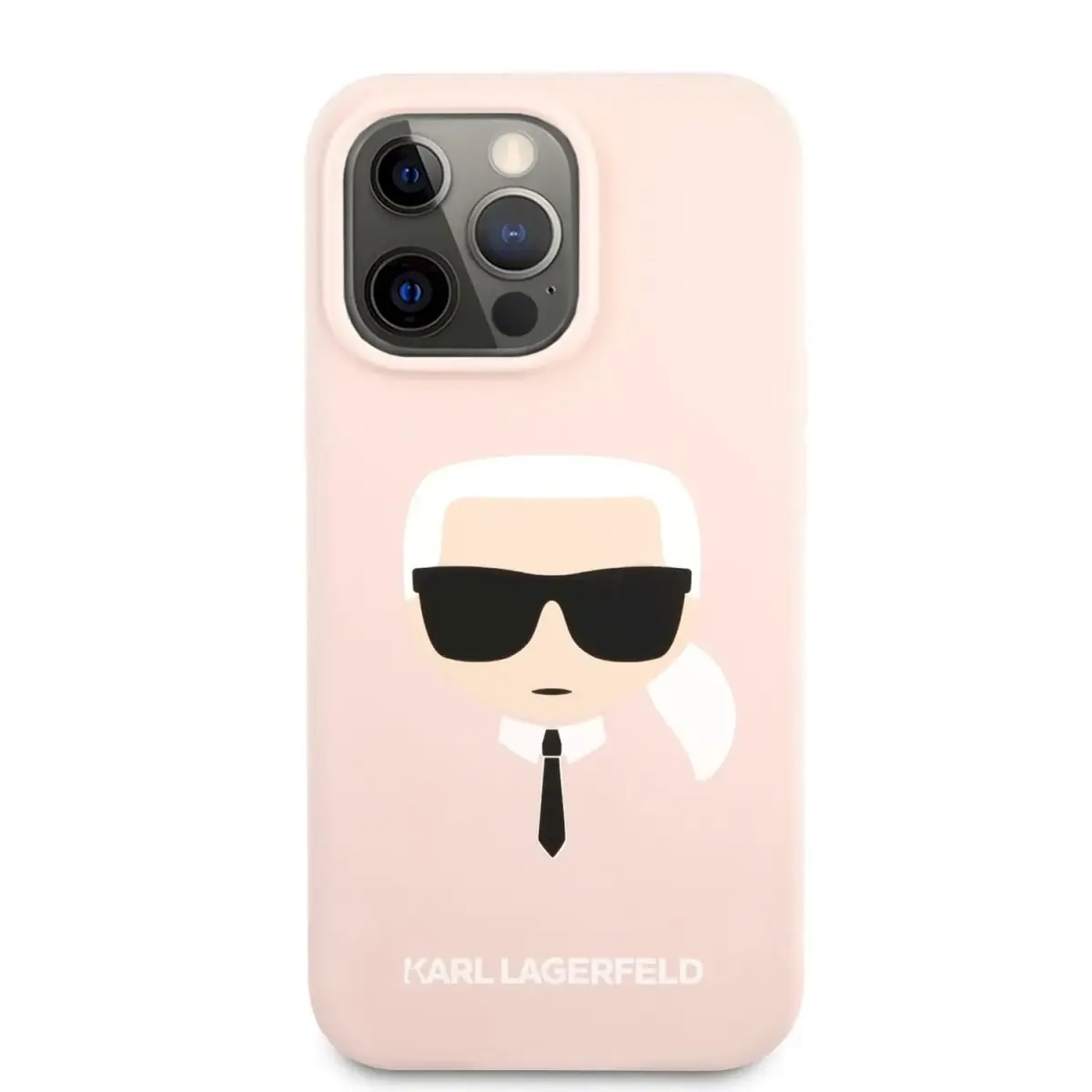 Чехол для iPhone 13 Pro Karl Lagerfeld KLHCP13LSLKHP Liquid Silicone Karl Head