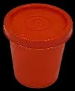 Toidukarp Cello Max Fresh, ümmargune, 100 ml, punane