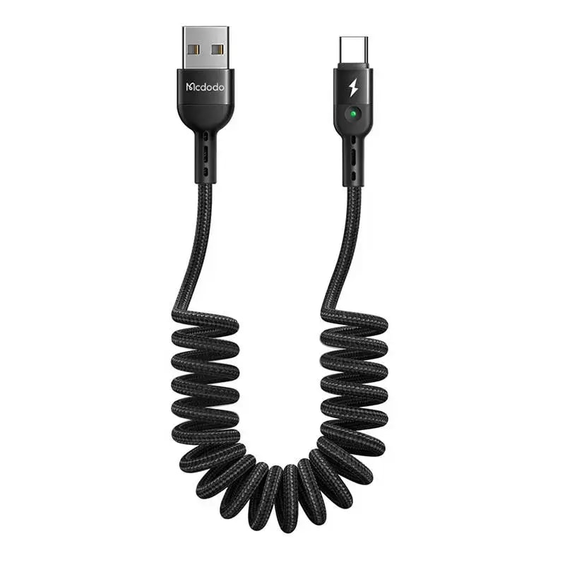 Kaabel USB-A – USB-C Mcdodo Omega CA-6420, 1,8 m, 10 W, must