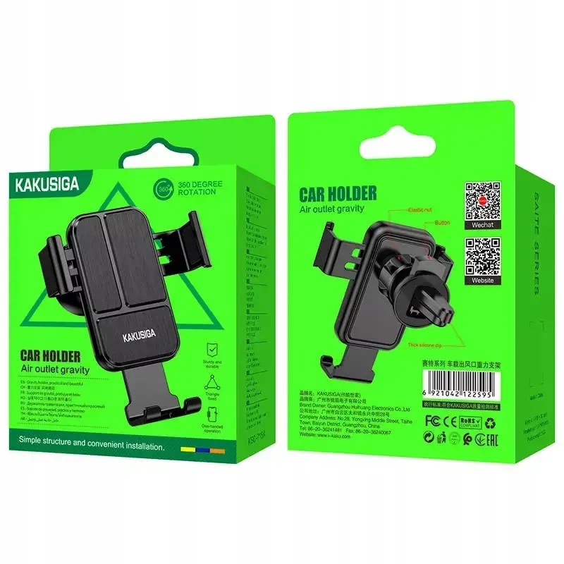 KAKU KSC-715A car phone holder, air vent, black