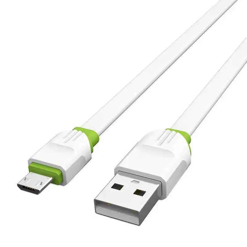 LDNIO LS34 USB-A to Micro USB cable, 1 m, 12 W, white