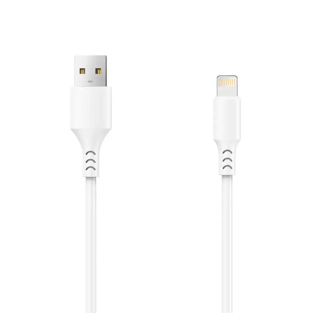 Setty USB-A to Lightning cable, 1 m, 10 W, white