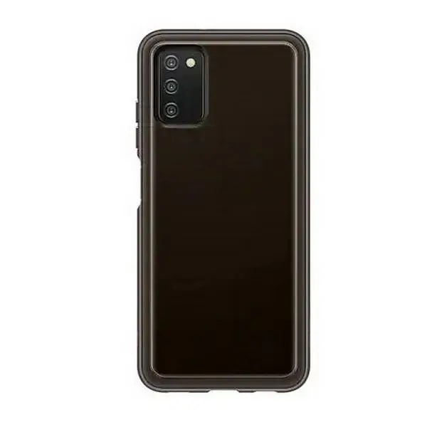Прозрачный чехол для Samsung Galaxy A03s Samsung EF-QA038TBE Soft Clear, чёрный