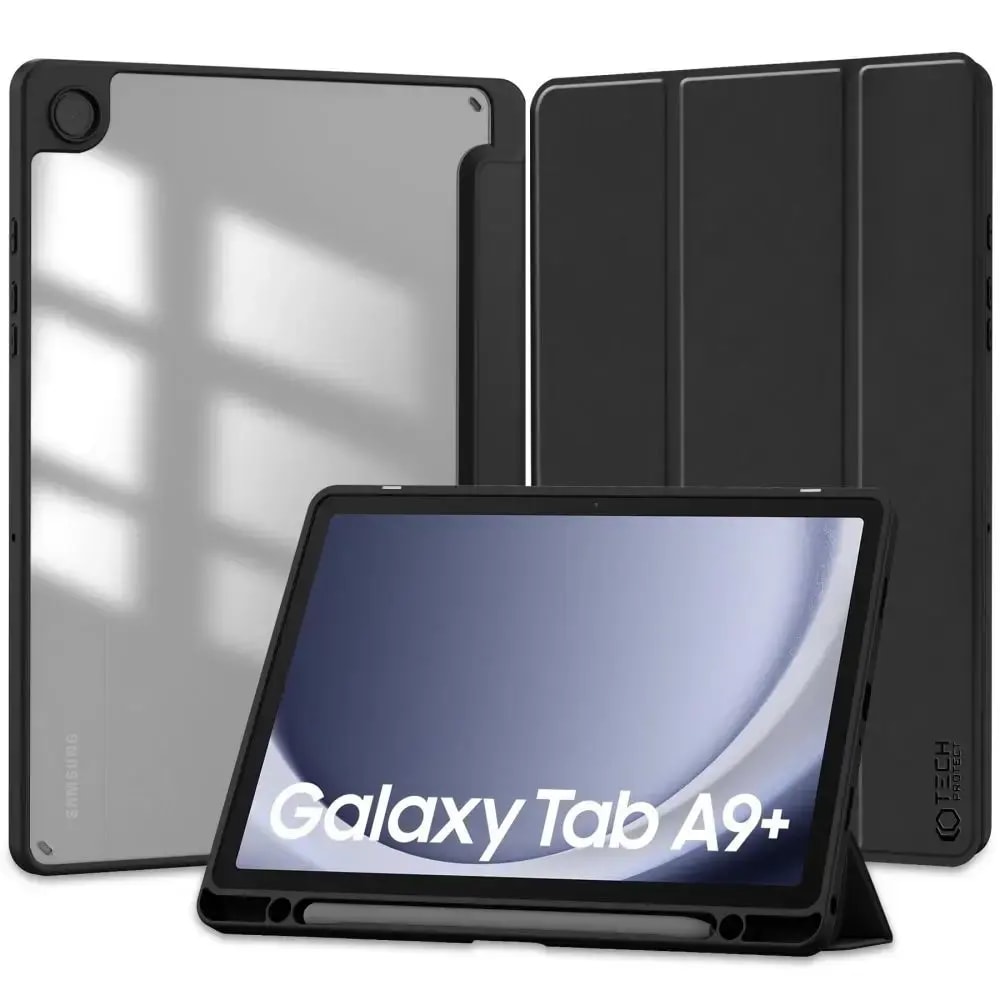 Tech-Protect SC Pen Hybrid tablet case for Samsung Galaxy Tab A9+, black