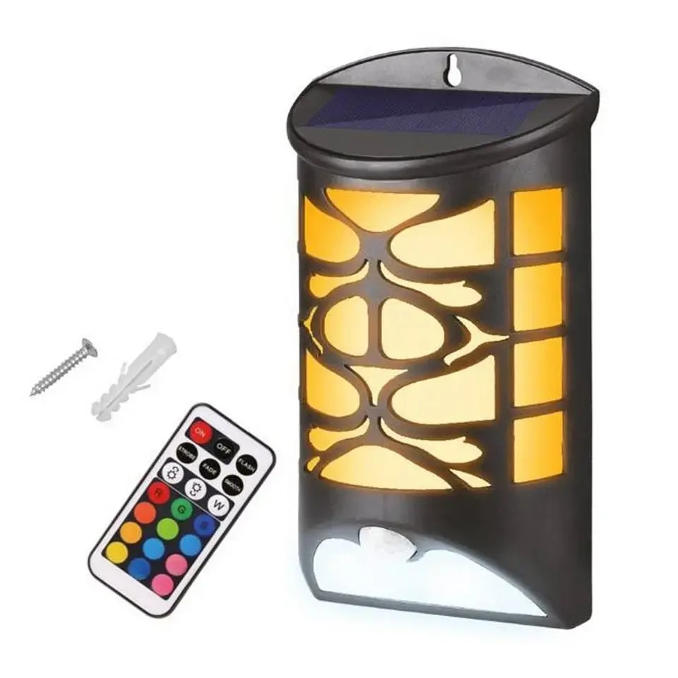 Päikesepaneeliga lamp LTC liikumisanduri ja puldiga, 10 W, 1800 mAh