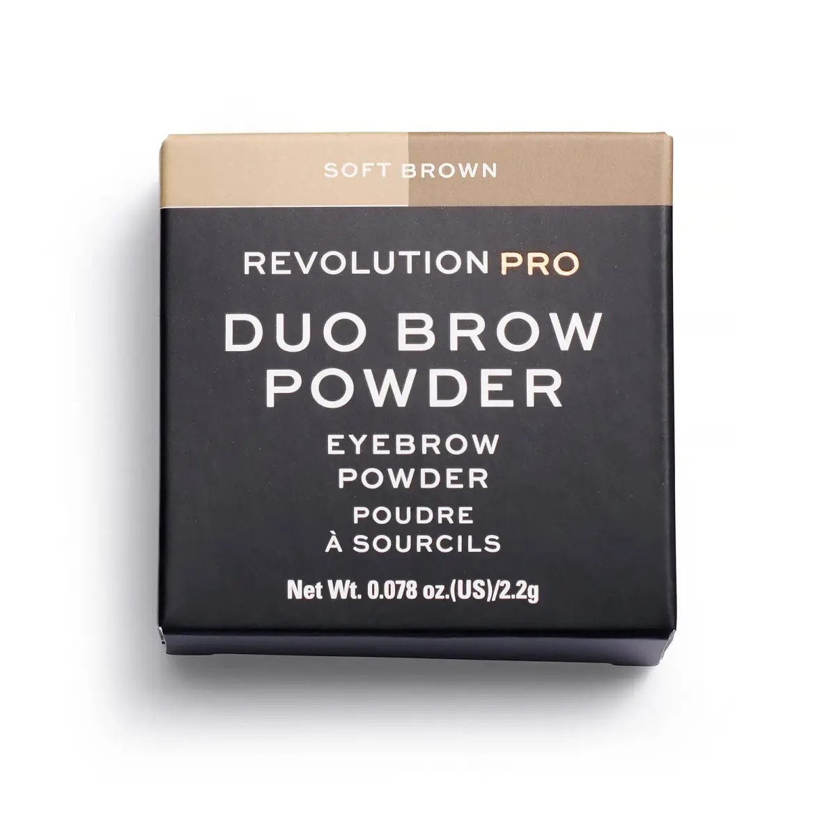 Пудра для бровей Makeup Revolution Pro, Soft Brown, 2,2 г