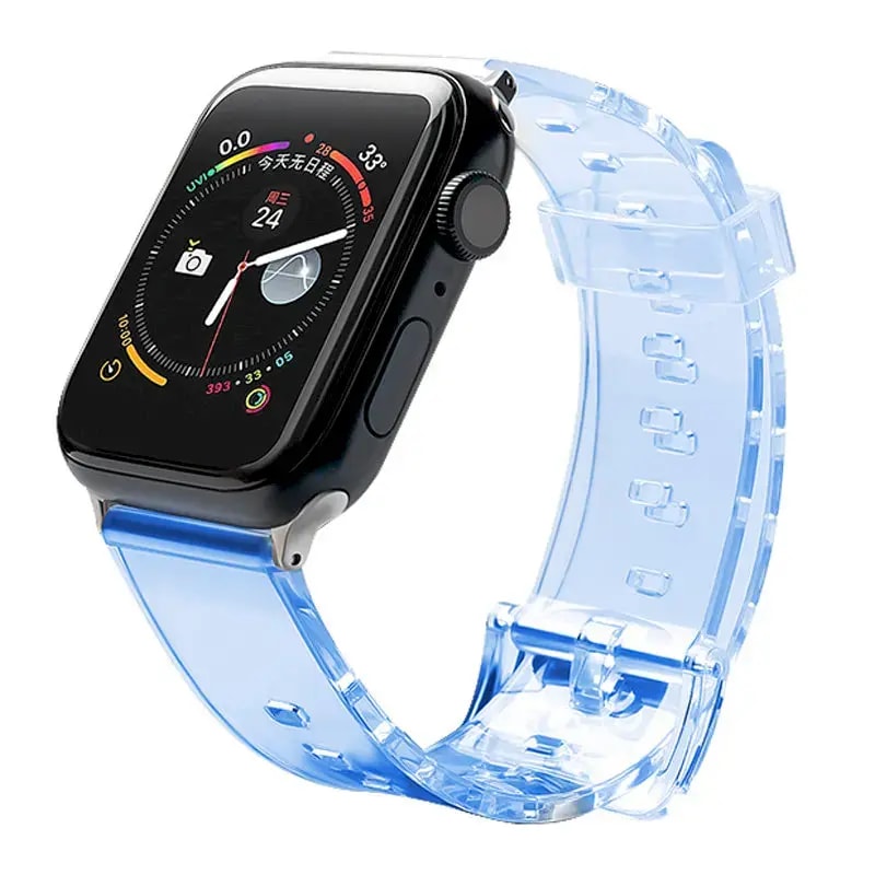 Силиконовый ремешок для Apple Watch 38/40/41 мм Fusion Light, синий