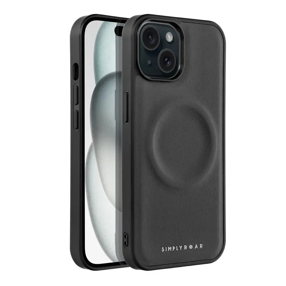 Roar Mag Morning case with MagSafe for iPhone 15 Pro Max, black