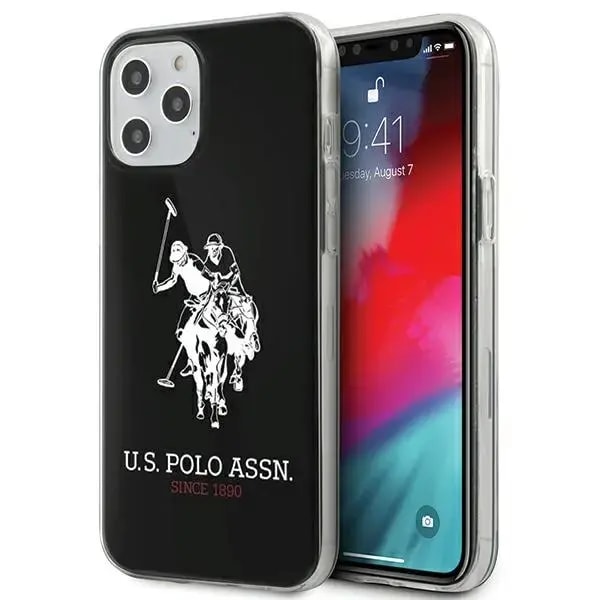U.S. Polo USHCP12LTPUHRBK Big Horse case for iPhone 12 Pro Max, black