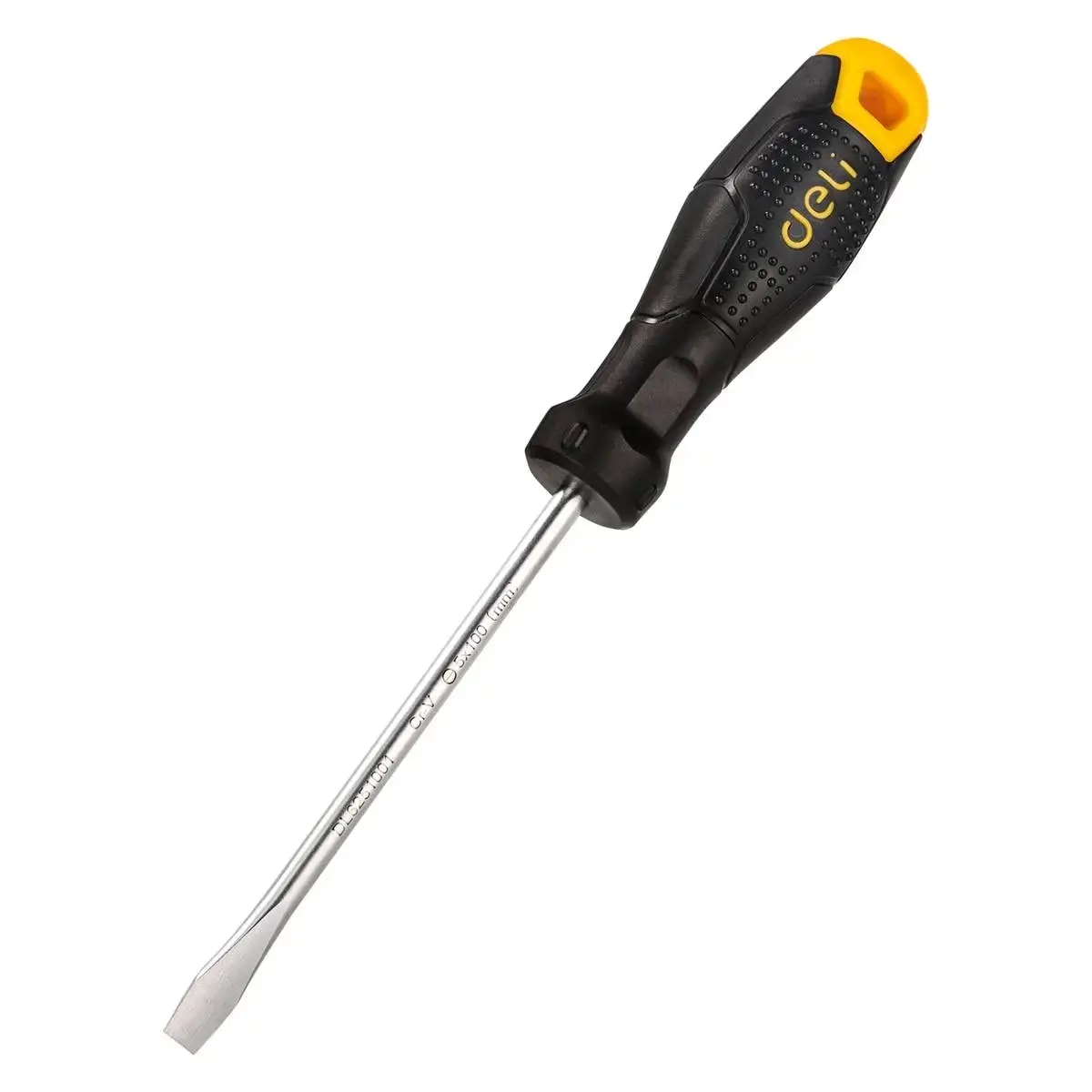 Lamekruvikeeraja Deli Tools EDL6251001, 5 × 100 mm, must