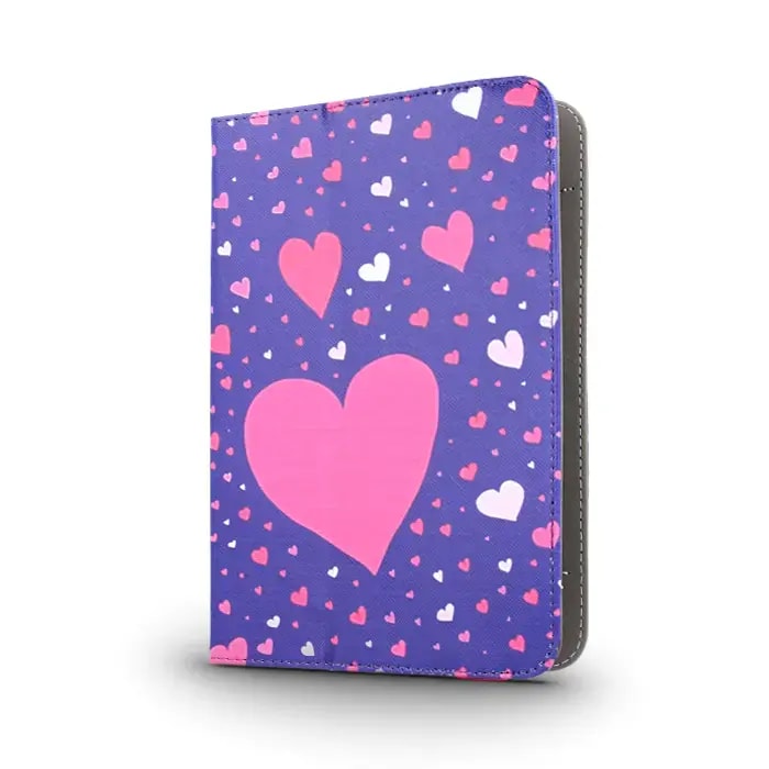 GreenGo Hearts universal tablet case, 7–8″