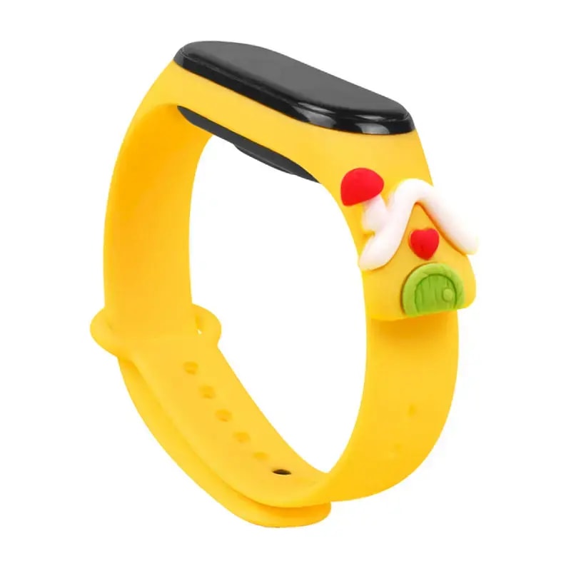 Ремешок для Xiaomi Mi Band 5/6 Fusion, жёлтый