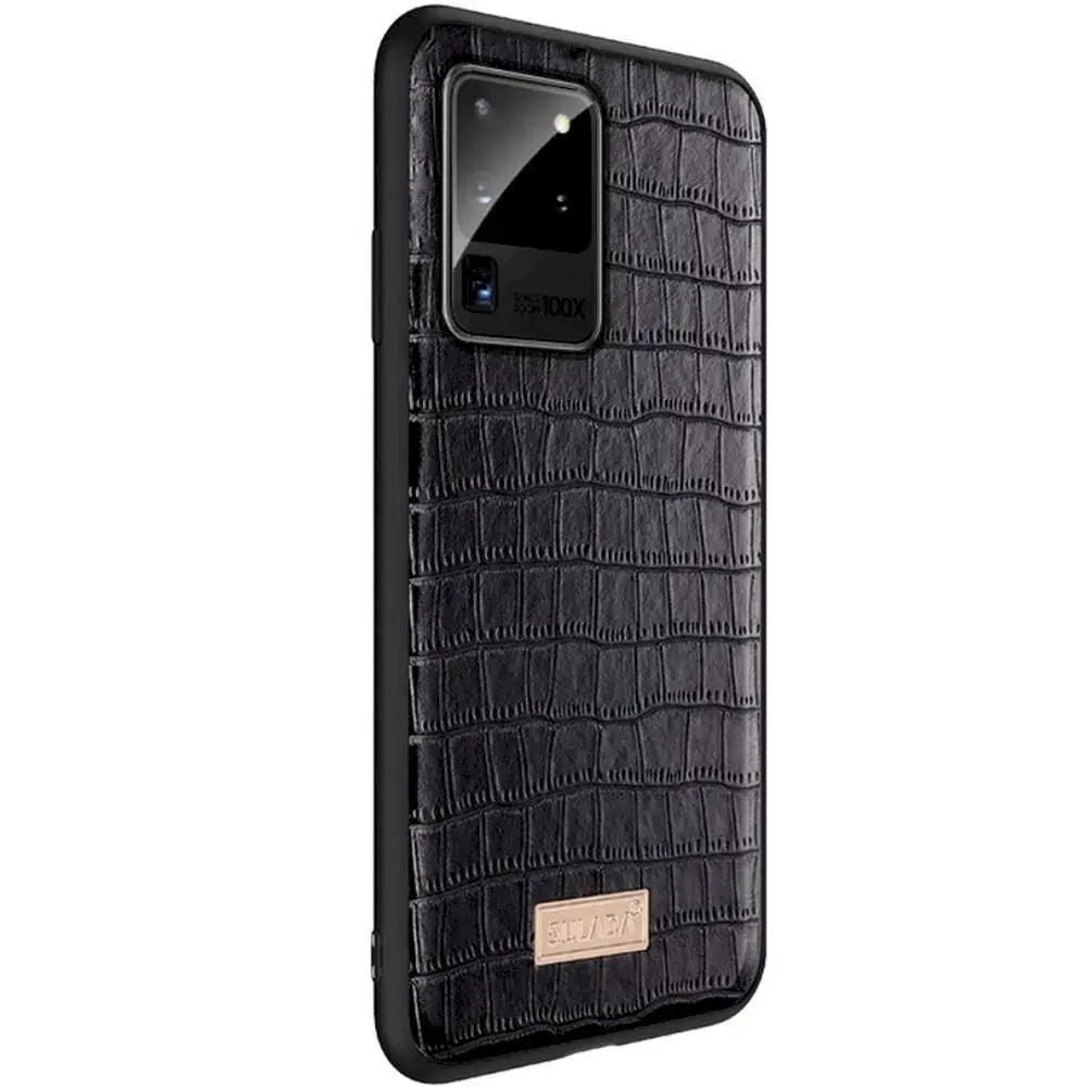 Ümbris iPhone 12 Pro Max, Sulada Luxurious High Quality Silicone, must