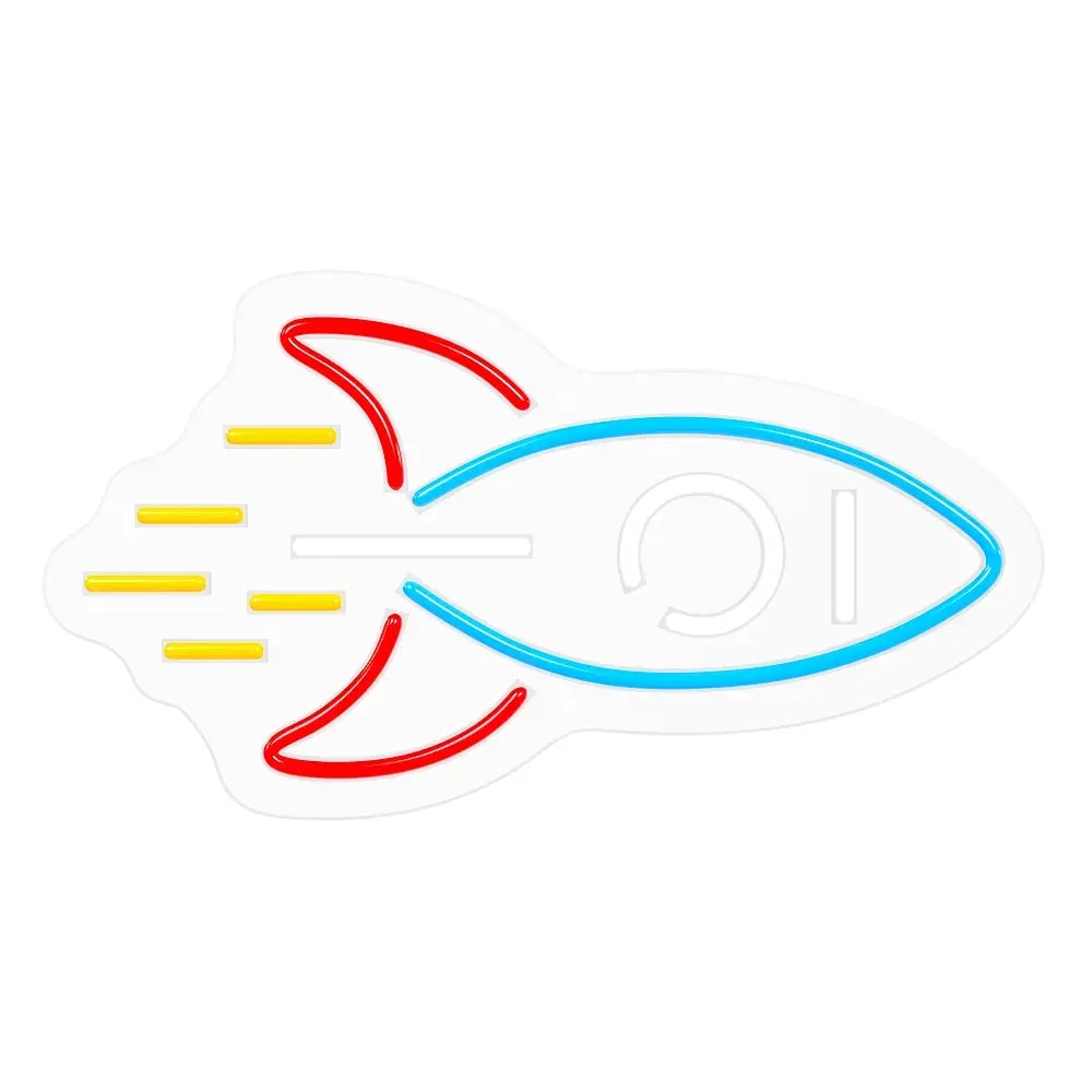 Neolia Plexi Rocket NNE18 LED neon sign, multicolour