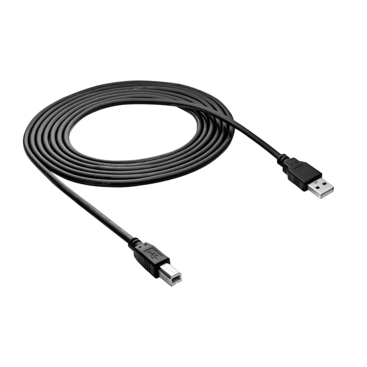 USB-kaabel Akyga AK-USB-12, USB-A – USB-B, USB 2.0, 3 m, must