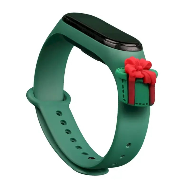 Kellarihm Xiaomi Mi Band 5/6, Fusion, silikoon, roheline