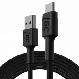 Кабель USB-A – USB-C Green Cell, 2 м