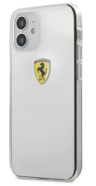 Прозрачный чехол для iPhone 12 Mini Ferrari ESTRHCP12STR Silicone