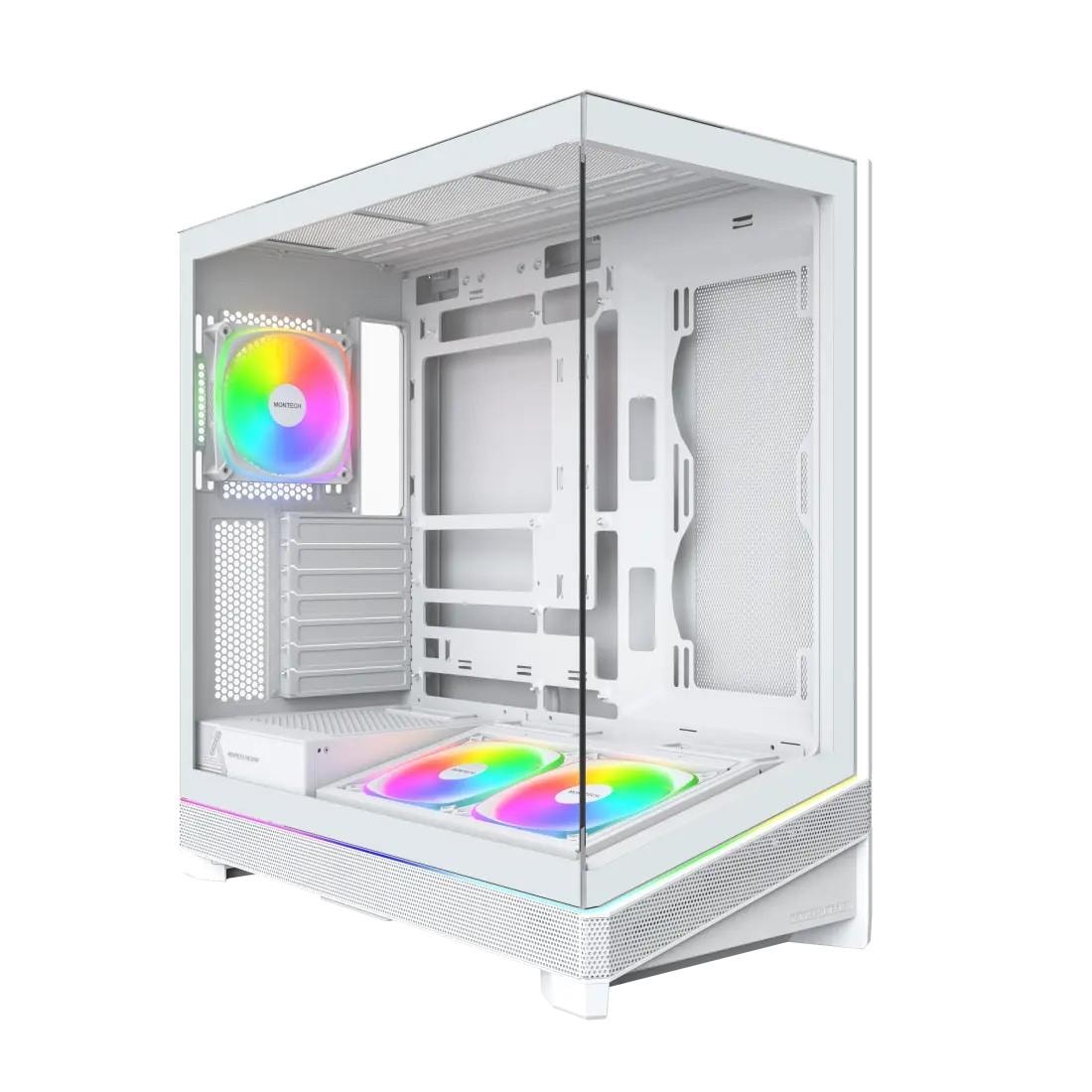 Montech Sky 3 PC case, ATX, BTF support, white