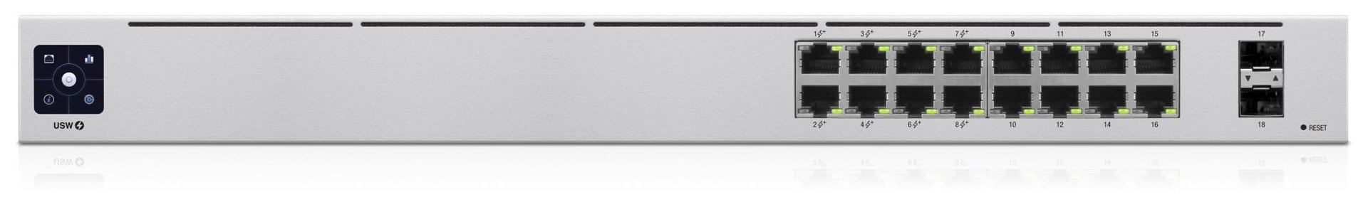 Ubiquiti USW-16-POE Gigabit PoE käitleja soodsa hinnaga