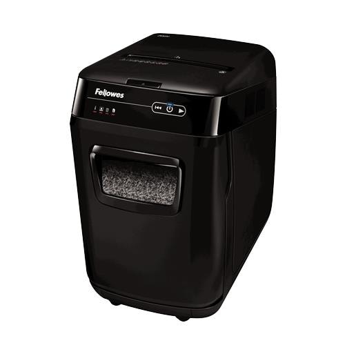 Fellowes Automax 200M Micro-Cut Shredder, P-5, 32 L, Black