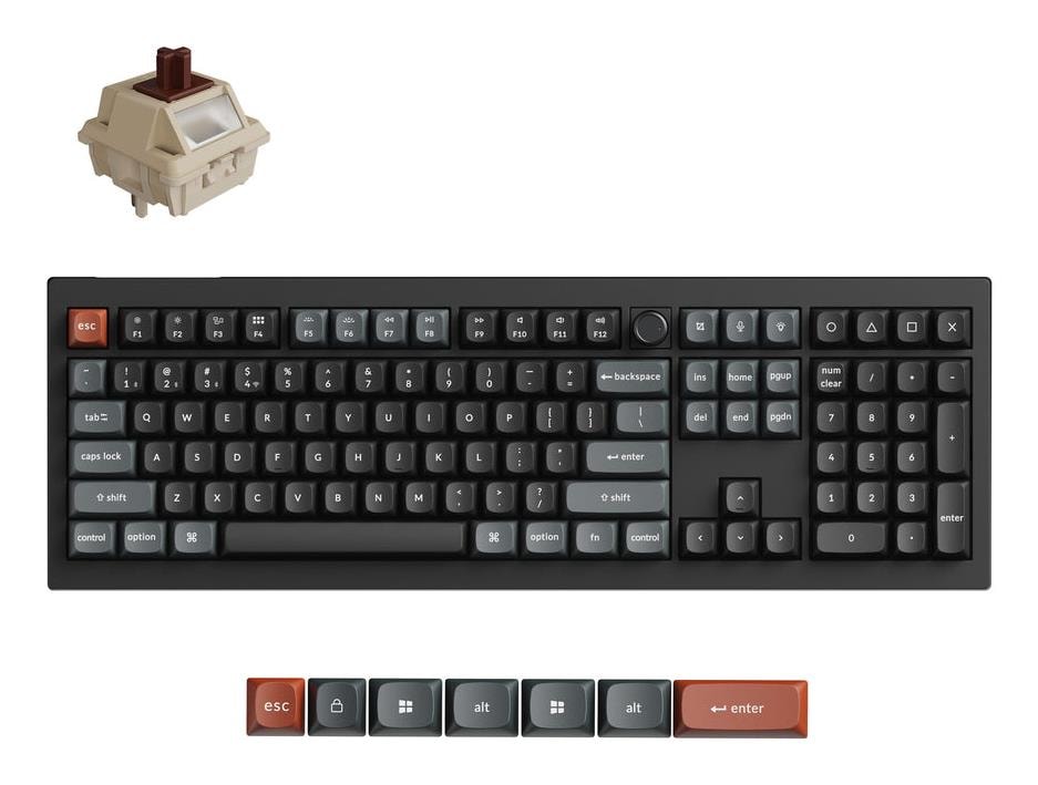 Клавиатура Keychron V6 Ultra механическая чёрная выгодно