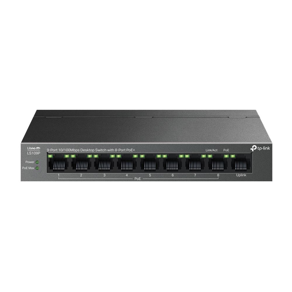 TP-LINK LS109P коммутатор с PoE+ по выгодной цене