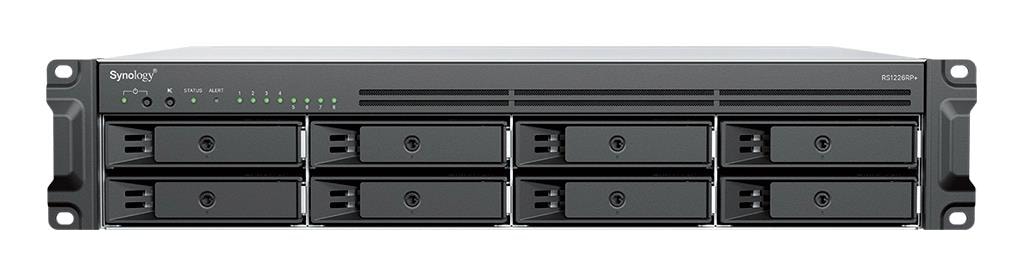 NAS-сервер Synology RS1226RP+ для стойки, 8 отсеков, 2U, без дисков