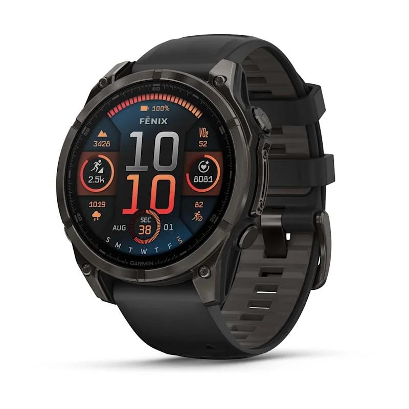 GARMIN Fenix 8 Sapphire must nutika kella