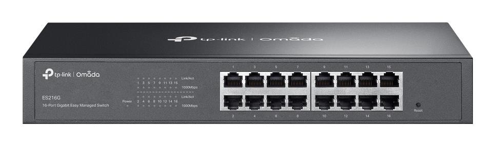 TP-LINK ES216G 16-Port Gigabit Managed Switch – Rack