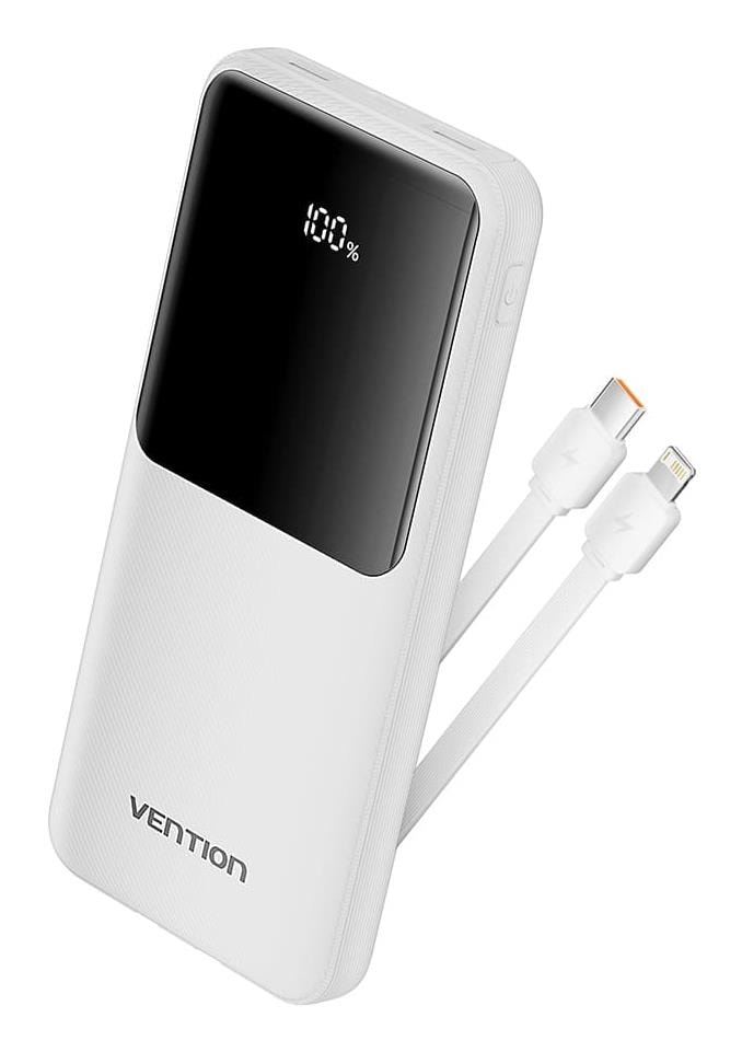 Внешний аккумулятор VENTION 10000mAh 22.5W белый купить