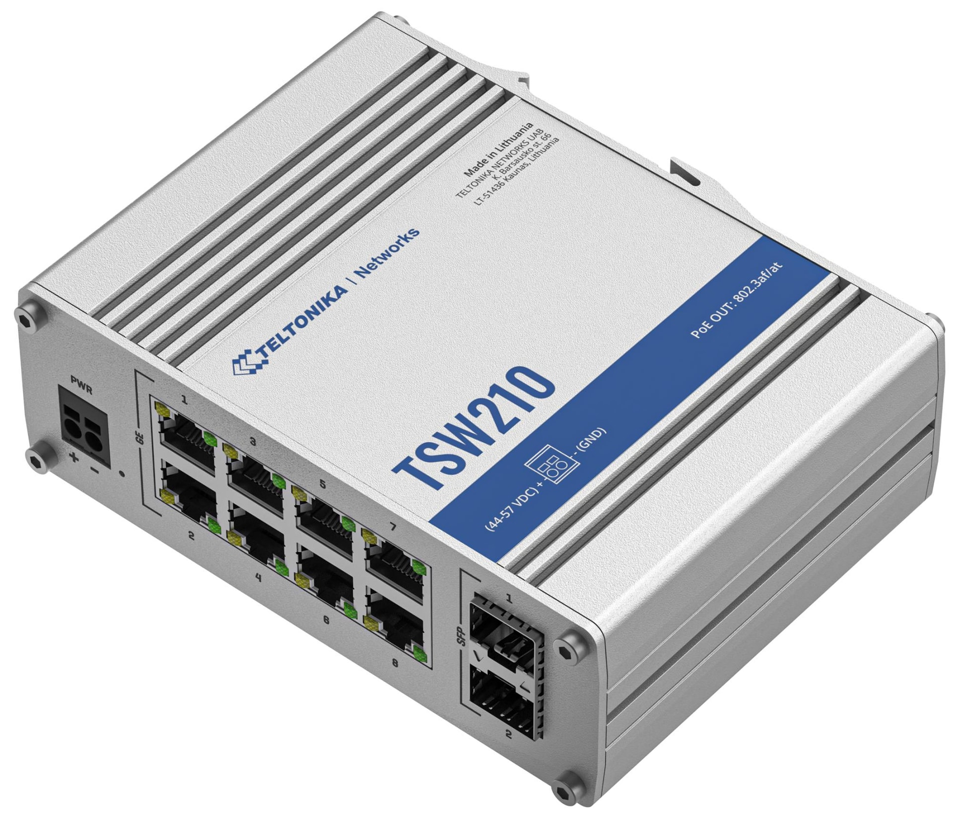 TELTONIKA TSW210 коммутатор 8 портов Gigabit недорого
