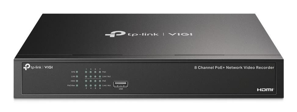TP-LINK NVR1008H-8P 8-Channel POE+ Network Video Recorder 4K